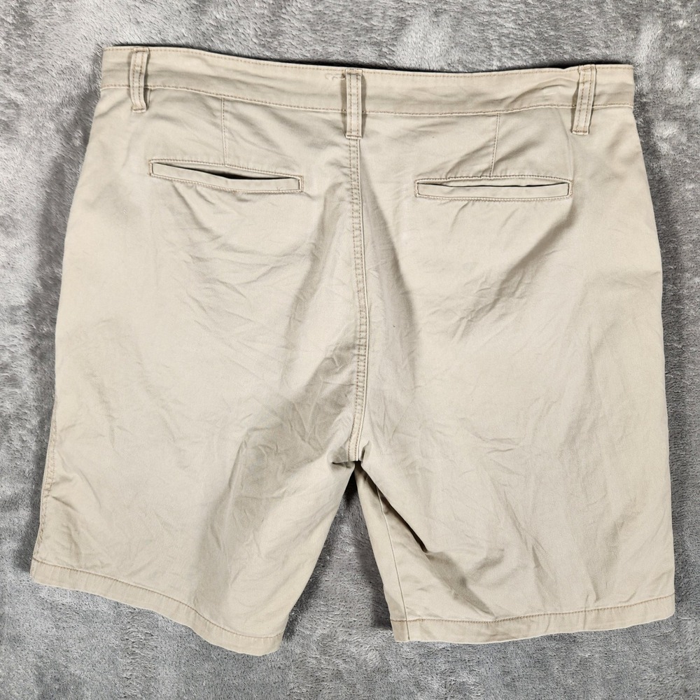 Hurley Chino Shorts Mens 36 Tan Excellent Stretch Flat Front Casual - Picture 11 of 12